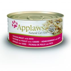 MPM Products Limited Applaws Cat Can Chicken With Duck 70g