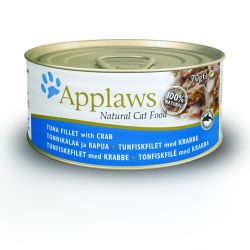 MPM Products Limited Applaws Cat Can Tuna With Crab 70g