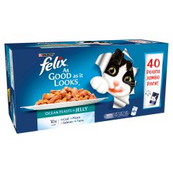 Felix As Good As Ocean Feasts In Jelly 40pk