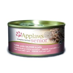 MPM Products Limited Applaws Cat Can Senior Tuna With Salmon In Jelly 70g
