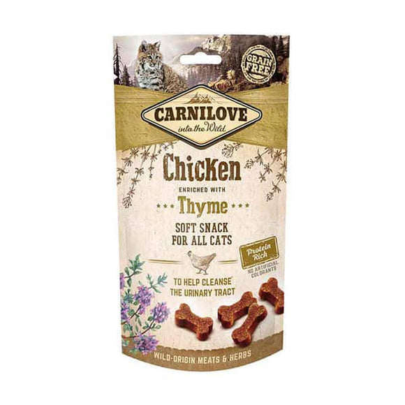 Carnilove Cat Treats Chicken & Thyme 50g