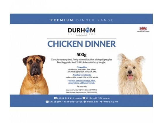Durham Chicken Dinner 500g