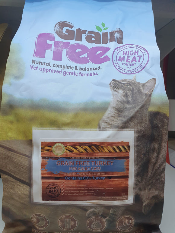Grain Free Cat Turkey 2kg