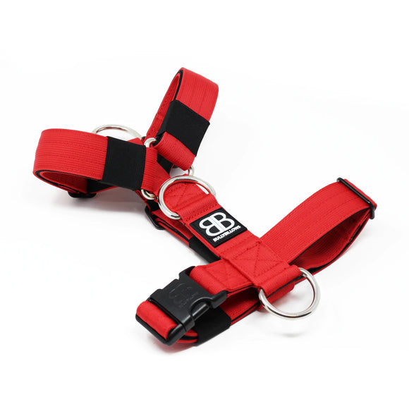 Bully Billow Tri Harness Red Size Small (A)