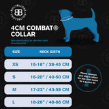 Bully Billows Combat Collar 4CM Magentas Medium