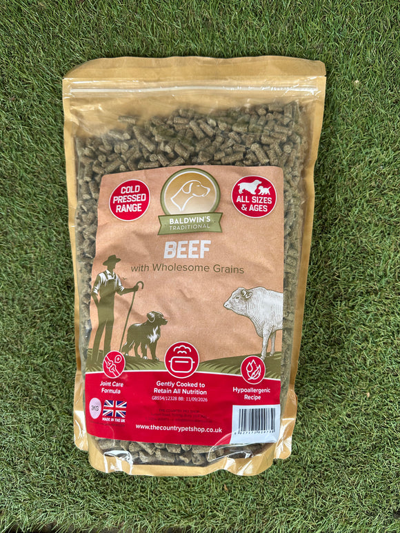 Baldwin's Cold Pressed Beef with Grains 2kg