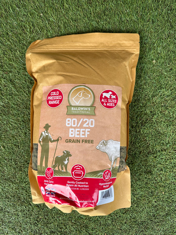 Baldwin's Cold Pressed 80/20 Beef 2kg