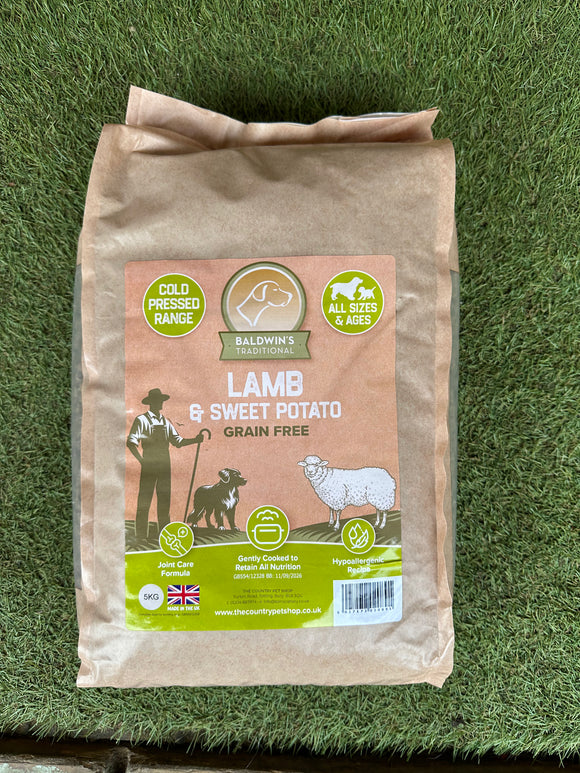 Baldwin's Cold Pressed Lamb & Sweet Potato 5kg