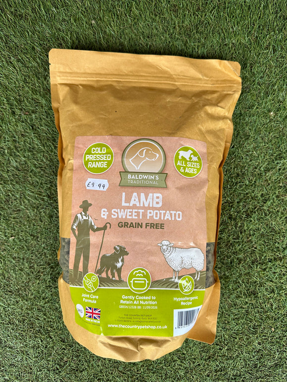 Baldwin's Cold Pressed Lamb & Sweet Potato 2kg