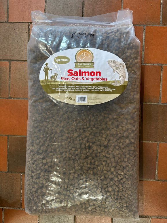 The Country Pet Shop Salmon, Oats & Rice 15kg
