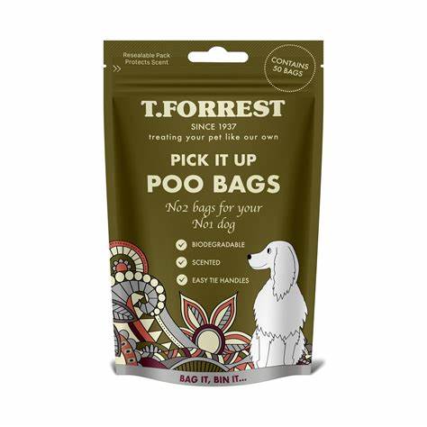 T. Forrest Biodegradeable Poo Bags 50 Bags