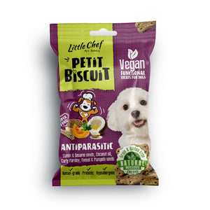 Little Chef Petit Biscuit Grain Free Antiparasitic 100g