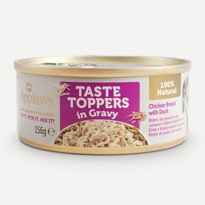 Applaws Dog Taste Toppers Chicken & Duck In Gravy 156g