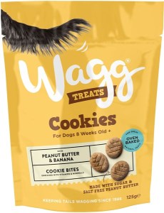 Wagg Cookies Treats Peanut Butter & Bananas 125g