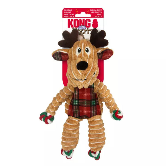Kong Xmas Floppy Knots Reindeer Small/Medium