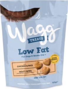 Wagg Low Fat Treats Chicken & Rice 125g