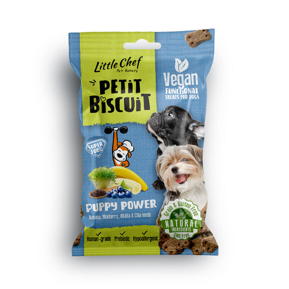 Little Chef Petit Biscuit Grain Free Puppy Power 100g
