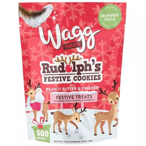 Wagg Xmas Treats Rudolphs Festive Cookies 125g