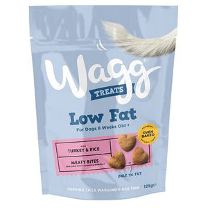 Wagg Low Fat Treats Turkey & Rice 125g