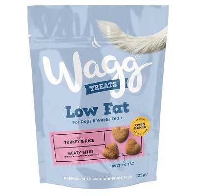 Wagg Low Fat Treats Turkey & Rice 125g