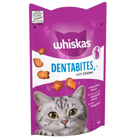 Whiskas Dentabites Chicken 50g