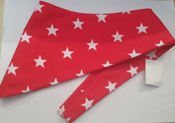 Bandana Star Red L (Tie)