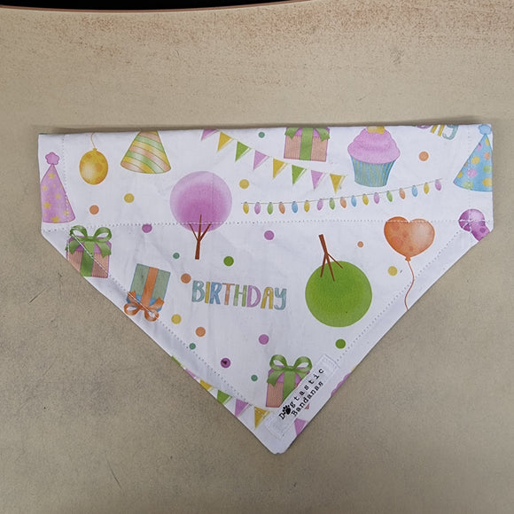 Birthday Pink Bandana Small