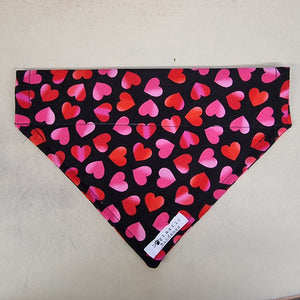 Black Hearts Bandana Medium
