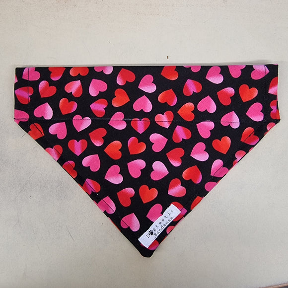 Black Hearts Bandana Medium