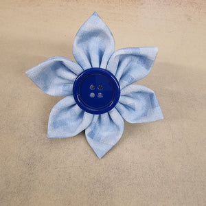 Velcro Flower Blue