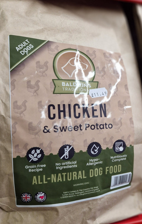 Baldwin's Grain Free Chicken & Sweet Potato 2kg