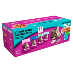 Whiskas Pouches Fish 40/36 100g