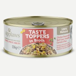 Applaws Dog Taste Toppers Chicken With Beef In Gravy 156g
