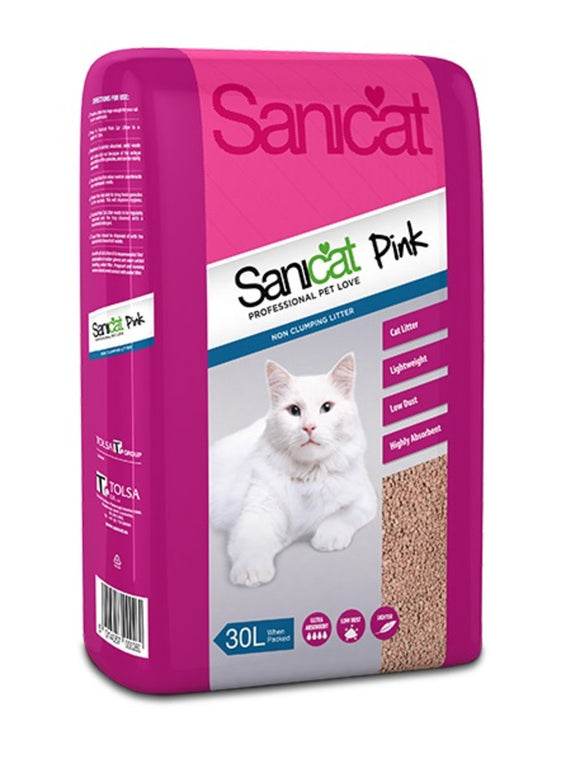 Sanicat Pink Litter 30L