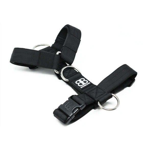 Bully Billows Tri Harness Black Size Small (A)