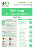 Grain Free Venison, Sweet Potato & Mulberry 2kg
