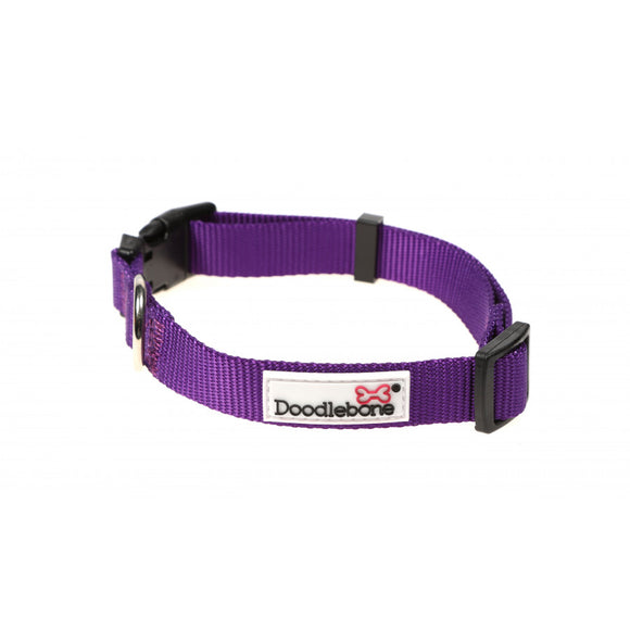 Doodlebone Collar Purple 6-11