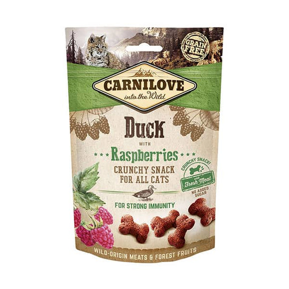 Carnilove Cat Treats Duck & Raspberries 50g