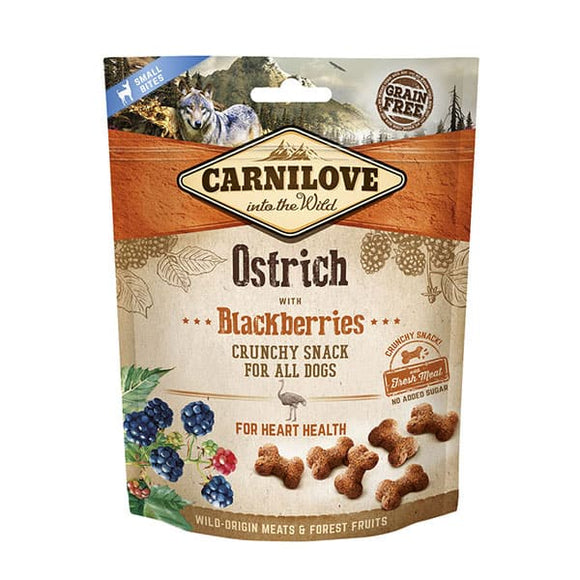 Carnilove Crunchy Treats Ostrich & Blackberries 200g