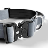 Bully Billows Combat Collar 4cm Grey Large
