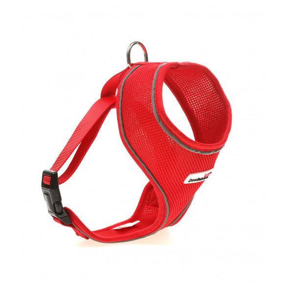 Doodlebone Airmesh Harness Red Size 1