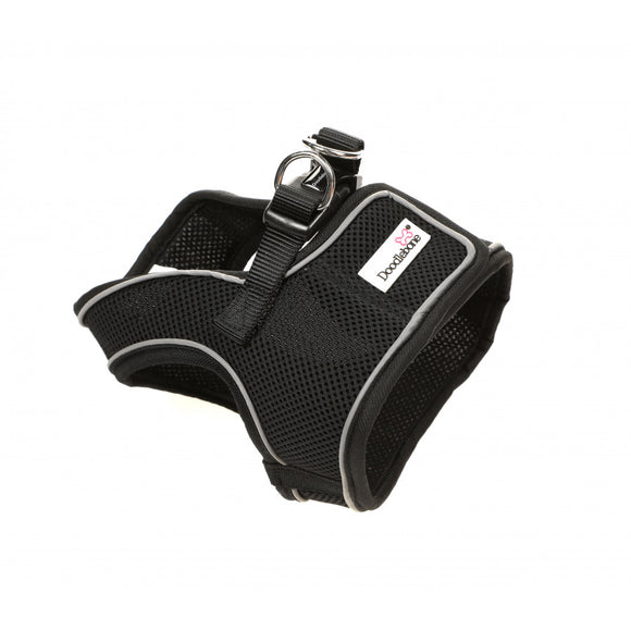 Doodlebone Snappy Harness Black Size 4