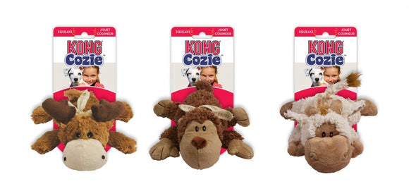 Kong Company Limited Kong Cozie Dog Naturals Assorted Colours