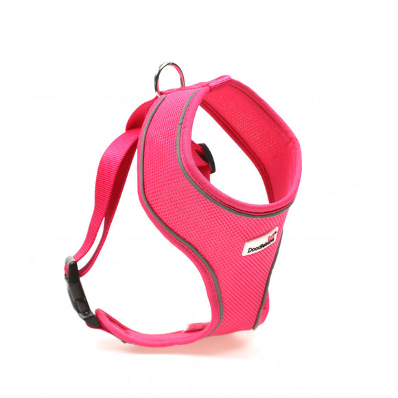 Doodlebone Airmesh Harness Neon Pink Size 1
