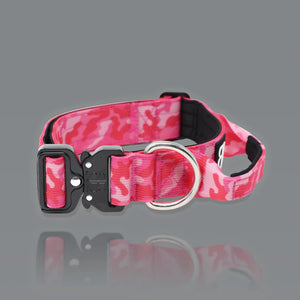 Bully Billows Combat Collar 4cm Pink Camo Small