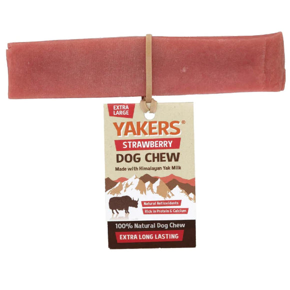 Yakers Strawberry Yaks Chew XL